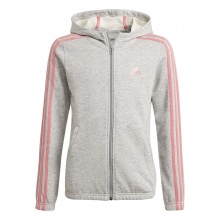 adidas Hoodie Fullzip Classic grey/pink Girls